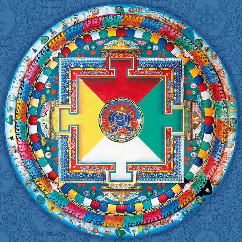 Mandala di sabbia di Yamantaka | Kunpen Lama Gangchen - NgalSo Dharma ...